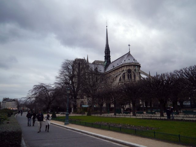 From the Back of Notre Dame. 