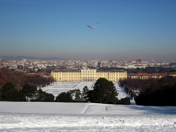 Schönbrunn Covered in Snow